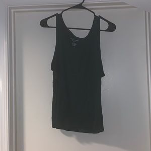 ribbed american eagle tee